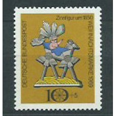 Alemania Federal Correo 1969 Yvert 473 ** Mnh Navidad