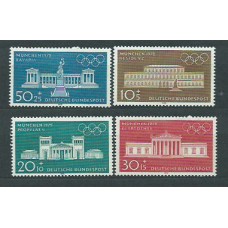 Alemania Federal Correo 1970 Yvert 487/90 ** Mnh Juegos Olimpicos