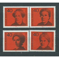 Alemania Federal Correo 1974 Yvert 640/3 ** Mnh Mujeres celebres