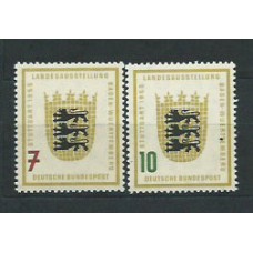 Alemania Federal Correo 1955 Yvert 89/90 ** Mnh Escudos