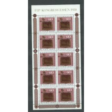Alemania Federal Correo 1980 Yvert 911 Minipliego ** Mnh
