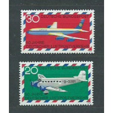 Alemania Federal Aereos Yvert 1/2 ** Mnh Avión