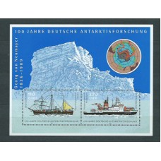 Alemania Federal Hojas 2001 Yvert 55 ** Mnh Barcos