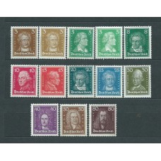 Alemania Imperio Correo 1926 Yvert 379/89+379+380a ** Mnh