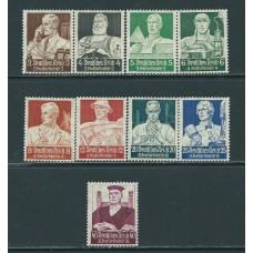 Alemania Imperio Correo 1934 Yvert 513/21 ** Mnh