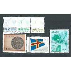 Aland Correo Yvert 1/6 Mnh ** Banderas