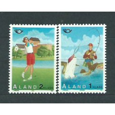 Aland Correo Yvert 102/3 Mnh ** Deportes