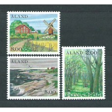 Aland Correo Yvert 11/3 Mnh ** Paisajes