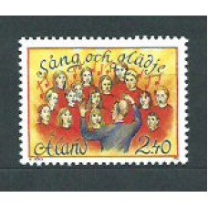 Aland Correo Yvert 116 Mnh ** música