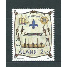 Aland Correo Yvert 144 Mnh ** Boy Scouts