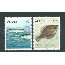 Aland Correo Yvert 38/40 Mnh ** Peces