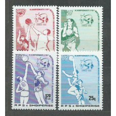 Albania Correo 1985 Yvert 2076/9 ** Mnh Baloncesto