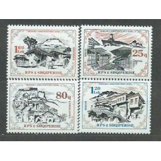 Albania Correo 1985 Yvert 2084/7 ** Mnh Arquitectura