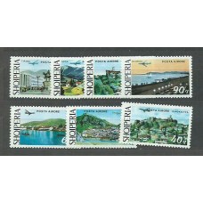 Albania Aereo Yvert 68/74 Mh * Paisajes