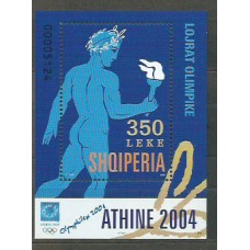 Albania Hojas 2004 Yvert 116 ** Mnh Juegos Olimpicos de Verano Atenas