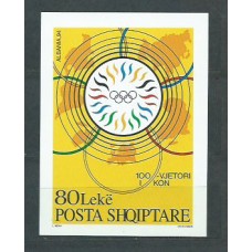 Albania Hojas 1994 Yvert 79 ** Mnh Comite Olimpico