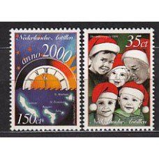 Antillas Holandesas Correo 1999 Yvert 1191/2 ** Mnh Navidad