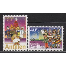 Antillas Holandesas Correo 2001 Yvert 1285F/G ** Mnh Navidad