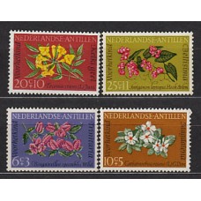 Antillas Holandesas Correo 1964 Yvert 332/5 ** Mnh Flores