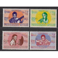 Antillas Holandesas Correo 1969 Yvert 398/401 ** Mnh Música