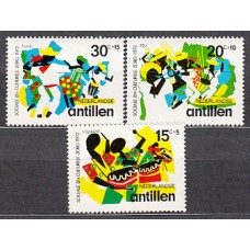 Antillas Holandesas Correo 1972 Yvert 434/6 ** Mnh Música