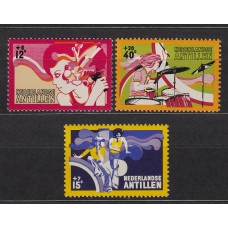 Antillas Holandesas Correo 1974 Yvert 469/71 ** Mnh