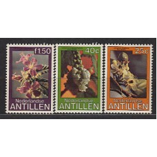 Antillas Holandesas Correo 1979 Yvert 585/7 ** Mnh Flores