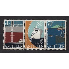 Antillas Holandesas Correo 1982 Yvert 647/9 ** Mnh Barcos