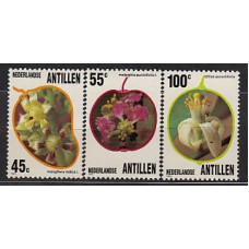 Antillas Holandesas Correo 1983 Yvert 684/6 ** Mnh Flores