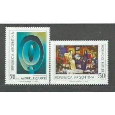 Argentina - Correo 1977 Yvert 1079/80 ** Mnh Pintura