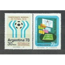 Argentina - Correo 1977 Yvert 1081/2 ** Mnh Deportes. Fútbol