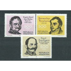 Argentina - Correo 1980 Yvert 1224/6 ** Mnh Personajes