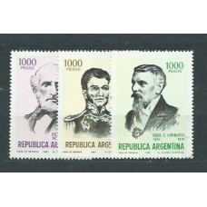 Argentina - Correo 1981 Yvert 1255/7 ** Mnh Personajes