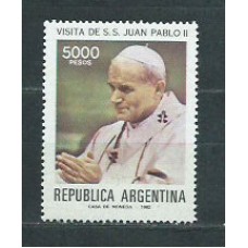 Argentina - Correo 1982 Yvert 1297 ** Mnh Personaje. Juan Pablo II