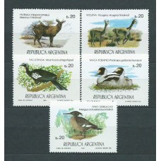 Argentina - Correo 1984 Yvert 1430/4 ** Mnh Fauna