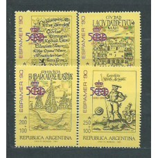 Argentina - Correo 1989 Yvert 1691/4 ** Mnh Exposición Filatelica