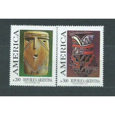 Argentina 1989 Upaep Yvert 1695/6 Mnh **