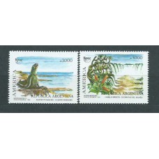 Argentina - Correo 1990 Yvert 1731/2 ** Mnh Upaep. Fauna