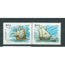 Argentina - Correo 1991 Yvert 1755/6 ** Mnh Upaep. Barcos