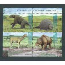 Argentina - Correo 2001 Yvert 2228/31 ** Mnh Fauna Prehistorica