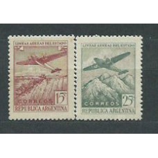 Argentina - Correo 1946 Yvert 467/8 ** Mnh Avión