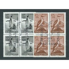 Argentina - Correo 1961 Yvert 636+A,82 Bloque de cuatro usado Fauna