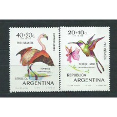 Argentina - Correo 1970 Yvert 862+A,130 ** Mnh Fauna.Aves