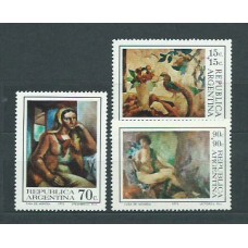 Argentina - Correo 1973 Yvert 950/52 ** Mnh Pinturas