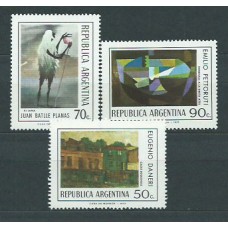 Argentina - Correo 1974 Yvert 962/4 ** Mnh Pinturas