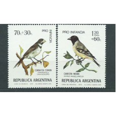 Argentina - Correo 1974 Yvert 968/9 ** Mnh Fauna. Aves