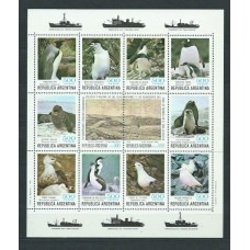 Argentina - Hojas 1980 Yvert 26 ** Mnh Fauna. Aves