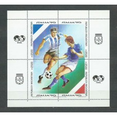 Argentina - Hojas 1990 Yvert 42 ** Mnh Deportes. Fútbol