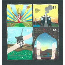 Argentina - Correo 2014 Yvert 3058/61 ** Mnh   Festividades VII -