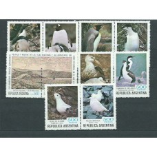 Argentina - Hojas 1980 Yvert 25 recortada ** Mnh Fauna. Aves